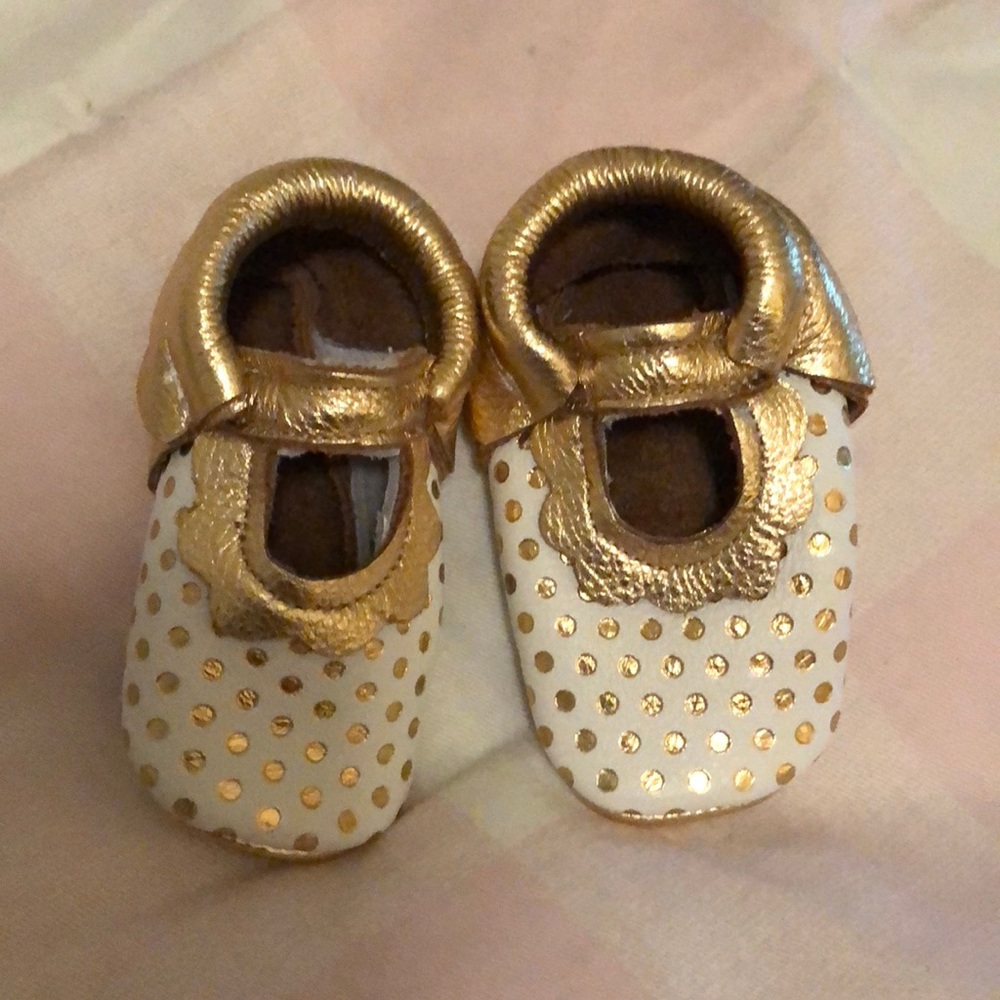 Baby leather shoes!
